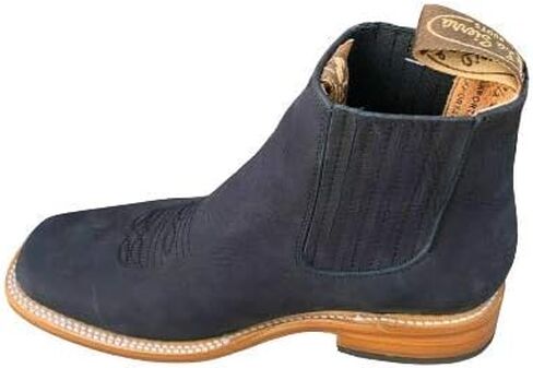 MENS BOTIN COWBOY LEATHER RODEO SLIP ON ANKLE SQUARE TOE BOOTS in Kuwait