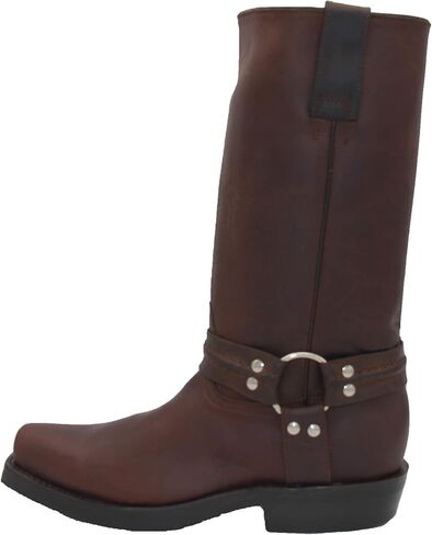 Men's Leather Harness Western Biker Boot in Kuwait