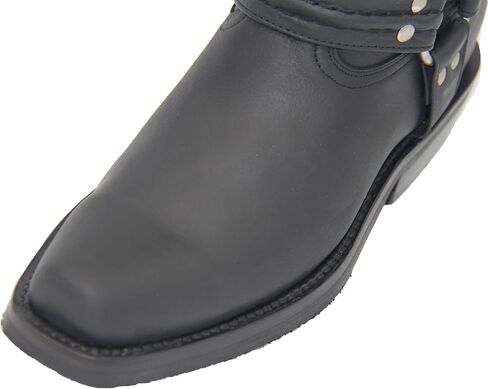 Men's Leather Harness Western Biker Boot in Kuwait
