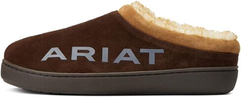 ARIAT Men's Indoor & Outdoor Suede Hooded Clog Slippers in Saudi Arabia