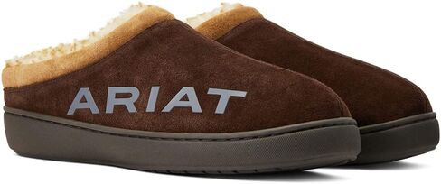 ARIAT Men's Indoor & Outdoor Suede Hooded Clog Slippers in Saudi Arabia