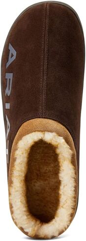 ARIAT Men's Indoor & Outdoor Suede Hooded Clog Slippers in Saudi Arabia