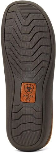 ARIAT Men's Indoor & Outdoor Suede Hooded Clog Slippers in Saudi Arabia