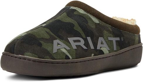 ARIAT Men's Indoor & Outdoor Suede Hooded Clog Slippers in Saudi Arabia