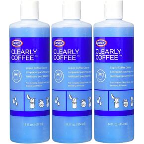 Urnex Clearly Coffee Pot Cleaner - 3 Pack - Made in The USA - French Press Liquid Cleaner for Glass Bowls Airpots Satellite Brewers and Thermal Servers Removes Coffee Oils in Saudi Arabia