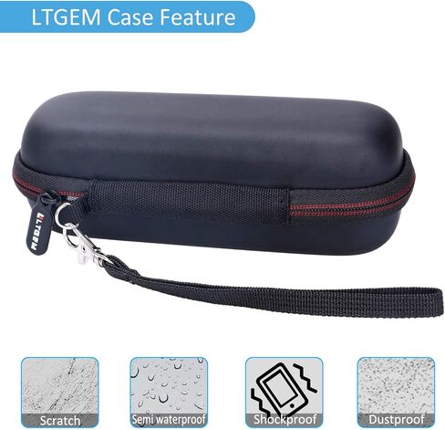 LTGEM EVA Hard Case for Panasonic Nose Hair Trimmer and Ear Hair Trimmer ER-GN30-K, Men's Wet/Dry Trimmer Cleaning System (Case Only) in Saudi Arabia