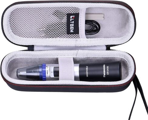 LTGEM EVA Hard Case for Panasonic Nose Hair Trimmer and Ear Hair Trimmer ER-GN30-K, Men's Wet/Dry Trimmer Cleaning System (Case Only) in Saudi Arabia