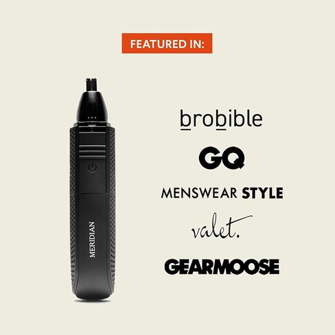 ميريدين ماكينة تشذيب كهربائية للرجال من اب هير - ماكينة تشذيب الانف والاذن والحواجب للرجال - مقاومة للماء - عمر بطارية 30 دقيقة - تشذيب بدون الم مقابل الشمع - اونيكس in Kuwait