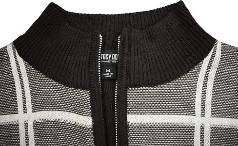 STACY ADAMS Men's Sweater, Double Windowpane Design in Saudi Arabia