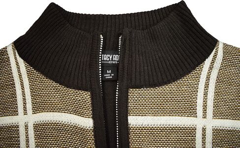 STACY ADAMS Men's Sweater, Double Windowpane Design in Kuwait