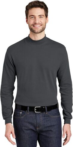Port Authority Men's Interlock Knit Mock Turtleneck in Saudi Arabia