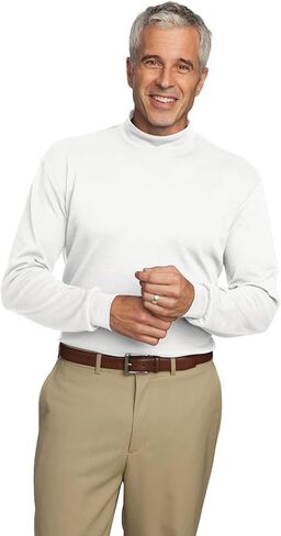 Port Authority Men's Interlock Knit Mock Turtleneck in Saudi Arabia