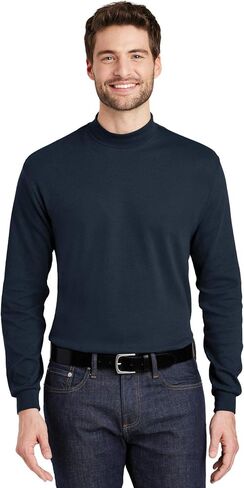 Port Authority Men's Interlock Knit Mock Turtleneck in Saudi Arabia