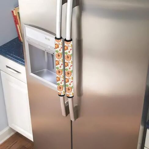 Coldinair Turkey Thanksgiving Refrigerator Door Handle Covers Set of 4 Kitchen Appliance Decor Handles Anti-Skid Protector for Fridge,Dishwasher Oven in Kuwait