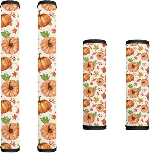 Coldinair Turkey Thanksgiving Refrigerator Door Handle Covers Set of 4 Kitchen Appliance Decor Handles Anti-Skid Protector for Fridge,Dishwasher Oven in Kuwait