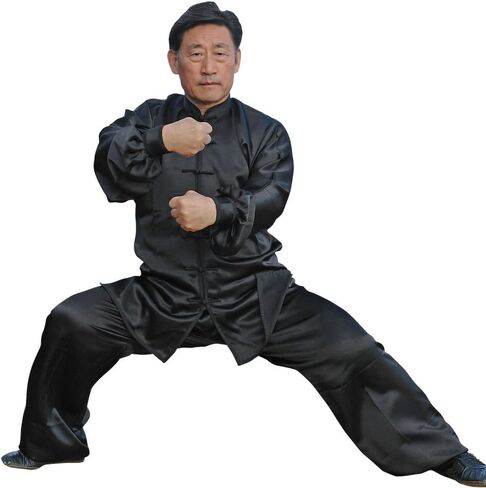 Tiger Claw Kung Fu (Kungfu) Uniform Long Sleeve Silk in Kuwait