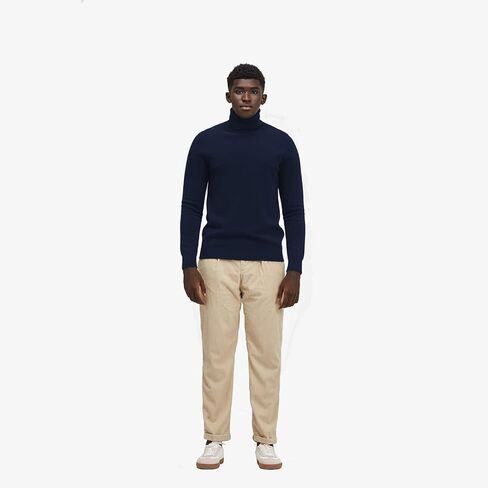 ZOEZOE Men's Essential Knit Cashmere Wool Turtleneck Sweater Long Sleeve Roll Neck Pullover in Kuwait