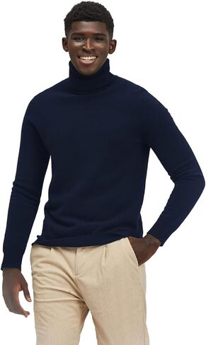 ZOEZOE Men's Essential Knit Cashmere Wool Turtleneck Sweater Long Sleeve Roll Neck Pullover in Kuwait