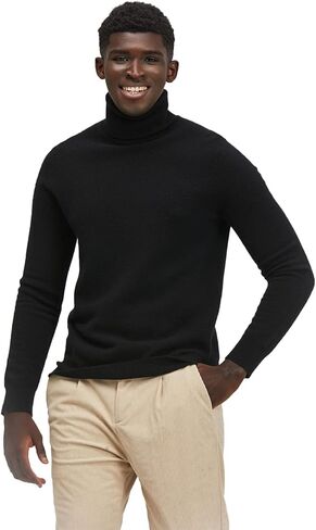ZOEZOE Men's Essential Knit Cashmere Wool Turtleneck Sweater Long Sleeve Roll Neck Pullover in Kuwait
