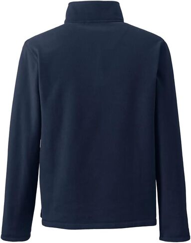Lands' End School Uniform Men's Lightweight Fleece Quarter Zip Pullover in Saudi Arabia
