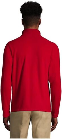 Lands' End School Uniform Men's Lightweight Fleece Quarter Zip Pullover in Saudi Arabia