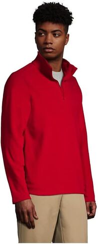 Lands' End School Uniform Men's Lightweight Fleece Quarter Zip Pullover in Saudi Arabia