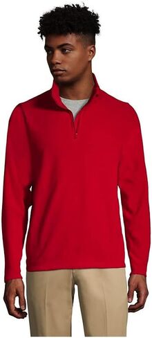Lands' End School Uniform Men's Lightweight Fleece Quarter Zip Pullover in Saudi Arabia