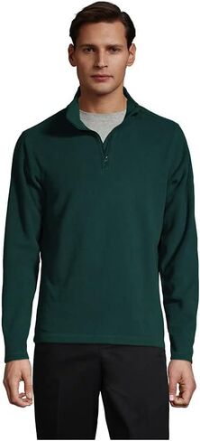 Lands' End School Uniform Men's Lightweight Fleece Quarter Zip Pullover in Saudi Arabia