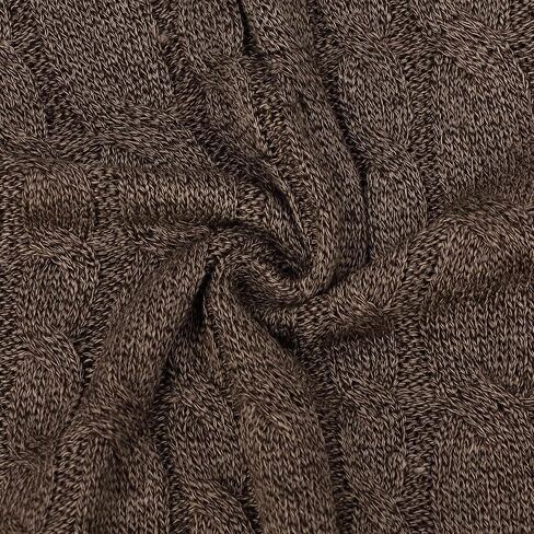 TURETRENDY Men's V Neck Sweater Vest Casual Cable Knit Slim Fit Sleeveless Pullover Sweater with Ribbing Edge in Saudi Arabia
