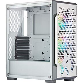 Corsair iCUE 220T RGB AIRFLOW Tempered Glass Mid-Tower Smart ATX Case - High Airflow - Three Included SP120 RGB PRO Fans - Black in Kuwait