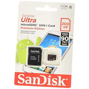 بطاقة SanDisk Ultra سعة 32 جيجابايت microSDHC UHS-I مع محول، فضي، عبوة قياسية (SDSQUNC-032G-GN6MA) | محول، التغليف القياسي (SDSQUNC-032G-GN6MA) in Kuwait