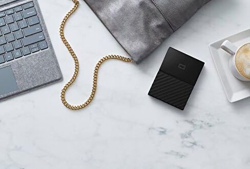 WD 4TB Black My Passport Portable External Hard Drive - USB 3.0 - WDBYFT0040BBK-WESN in Kuwait