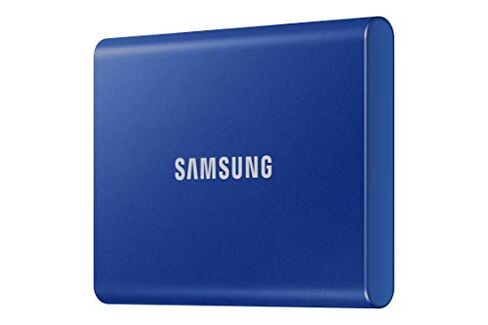 Samsung T7 Portable SSD 1TB - Up to 1050MB/s - USB 3.2 External Solid State Drive, Blue (MU-PC1T0H/AM) in Kuwait