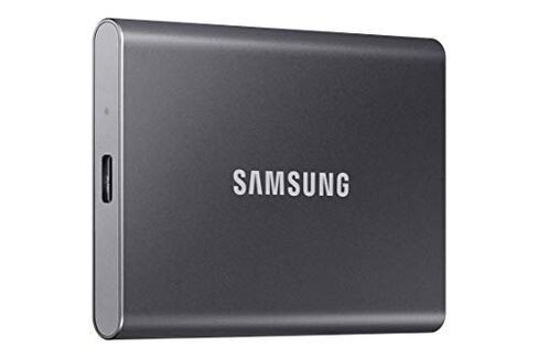 سامسونج وسيط تخزين ذو حالة ثابتة خارجي محمول T7 500GB USB 3.2 رمادي (MU-PC500T)، MU-PC500T/AM in Kuwait