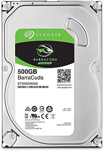 Seagate BarraCuda 500GB Internal Hard Drive HDD – 3.5 Inch SATA 6 Gb/s 7200 RPM 32MB Cache for Computer Desktop PC (ST500DM009) in Saudi Arabia