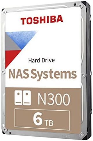 Toshiba N300 8TB NAS 3.5-Inch Internal Hard Drive- CMR SATA 6 GB/s 7200 RPM 128 MB Cache- HDWN180XZSTA in Saudi Arabia