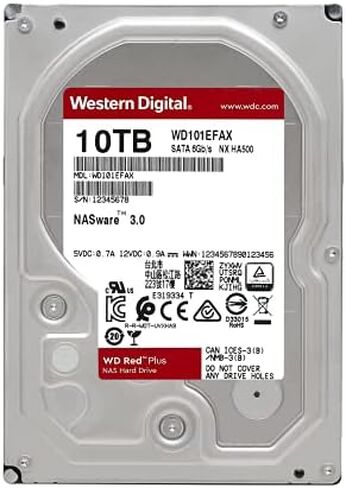 ويسترن ديجيتال WD NAS 5400 RPM Class SATA 6 Gb/s CMR MB Cache 3.5 بوصة محرك كمبيوتر أو وحدة تخزين in Kuwait