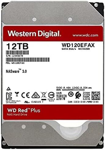 ويسترن ديجيتال WD NAS 5400 RPM Class SATA 6 Gb/s CMR MB Cache 3.5 بوصة محرك كمبيوتر أو وحدة تخزين in Kuwait