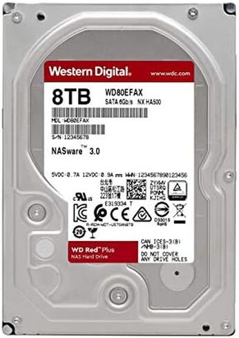 ويسترن ديجيتال WD NAS 5400 RPM Class SATA 6 Gb/s CMR MB Cache 3.5 بوصة محرك كمبيوتر أو وحدة تخزين in Kuwait