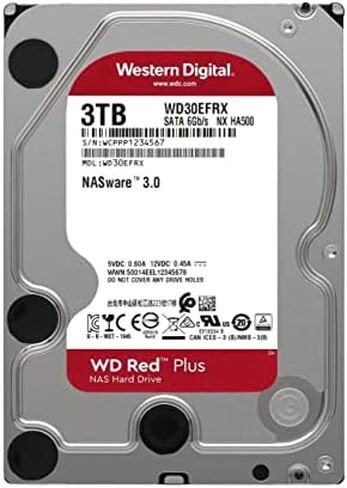 ويسترن ديجيتال WD NAS 5400 RPM Class SATA 6 Gb/s CMR MB Cache 3.5 بوصة محرك كمبيوتر أو وحدة تخزين in Kuwait