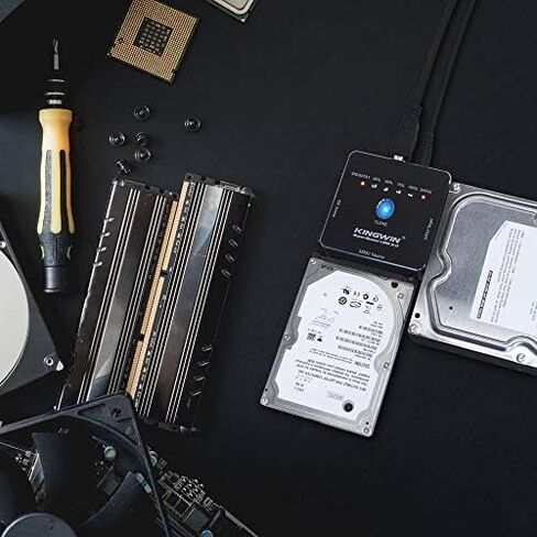 Kingwin USB 3.0 to SSD/SATA Adapter for 2.5 Inch Hard Drives. Support All 2.5" SSD & SATA Types of Drives. Hot Plug & Play. Perfect Solution for Easily Access [Optimized for 2.5" SSD] (ADP-07U3) in Saudi Arabia