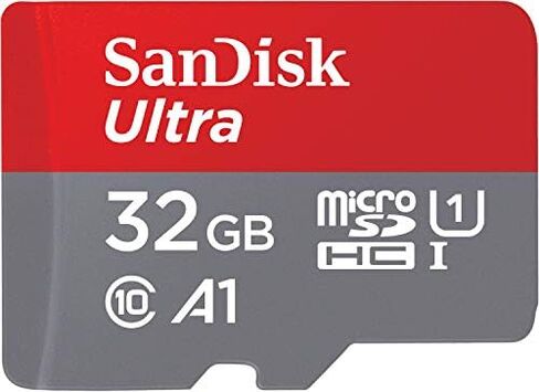 SanDisk 32GB Ultra microSDHC UHS-I Memory Card with Adapter in Saudi Arabia