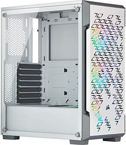 حافظة ذكية من Corsair Icue 220T RGB Airflow من الزجاج المقسى في منتصف البرج in Kuwait