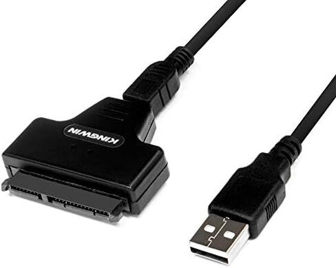 Kingwin USB 3.0 to SSD/SATA Adapter for 2.5 Inch Hard Drives. Support All 2.5" SSD & SATA Types of Drives. Hot Plug & Play. Perfect Solution for Easily Access [Optimized for 2.5" SSD] (ADP-07U3) in Saudi Arabia