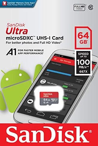 [Older Version] SanDisk 16GB Ultra microSDHC UHS-I Memory Card with Adapter - 98MB/s, C10, U1, Full HD, A1, Micro SD Card - SDSQUAR-016G-GN6MA in Saudi Arabia
