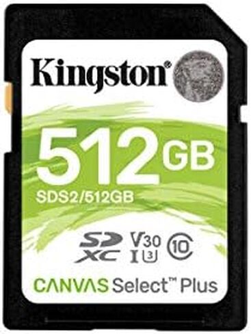 بطاقة ذاكرة 16 جيجا بايت MicroSDHC من كينجستون، سيليكت بلس 100كيجابايت/الثانية في وضع الكتابة، A1 الفئة 10، UHS-I + محول in Kuwait