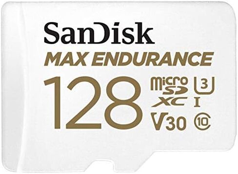 SANDISK 32GB MAX Endurance microSDHC Card with Adapter for Home Security Cameras and Dash cams - C10, U3, V30, 4K UHD, Micro SD Card - SDSQQVR-032G-GN6IA in Saudi Arabia