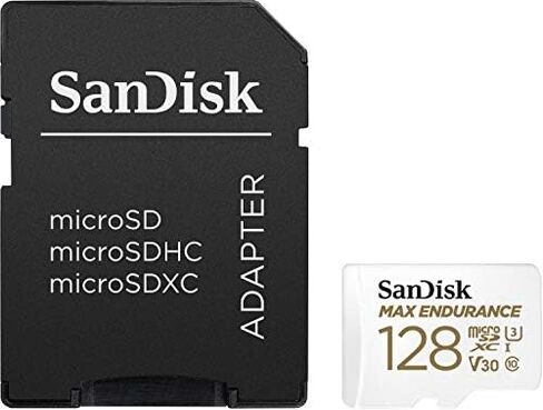 SANDISK 32GB MAX Endurance microSDHC Card with Adapter for Home Security Cameras and Dash cams - C10, U3, V30, 4K UHD, Micro SD Card - SDSQQVR-032G-GN6IA in Saudi Arabia