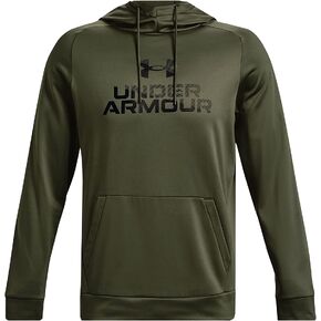 Under Armour Men's Armour Fleece Wordmark Hoodie Pullover 1373403