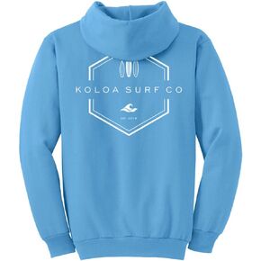 Koloa Surf Men's Lihue Logo Heavyweight Pullover Hoodies in S-5XL in Kuwait